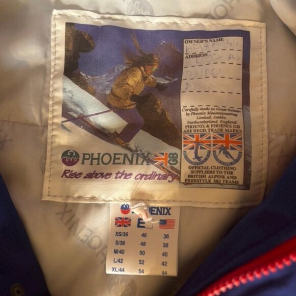 RARE Vtg 90s Phenix Norwegian Ski Team Pro Issue World Cup Jacket - $275 - Picture 3 of 4